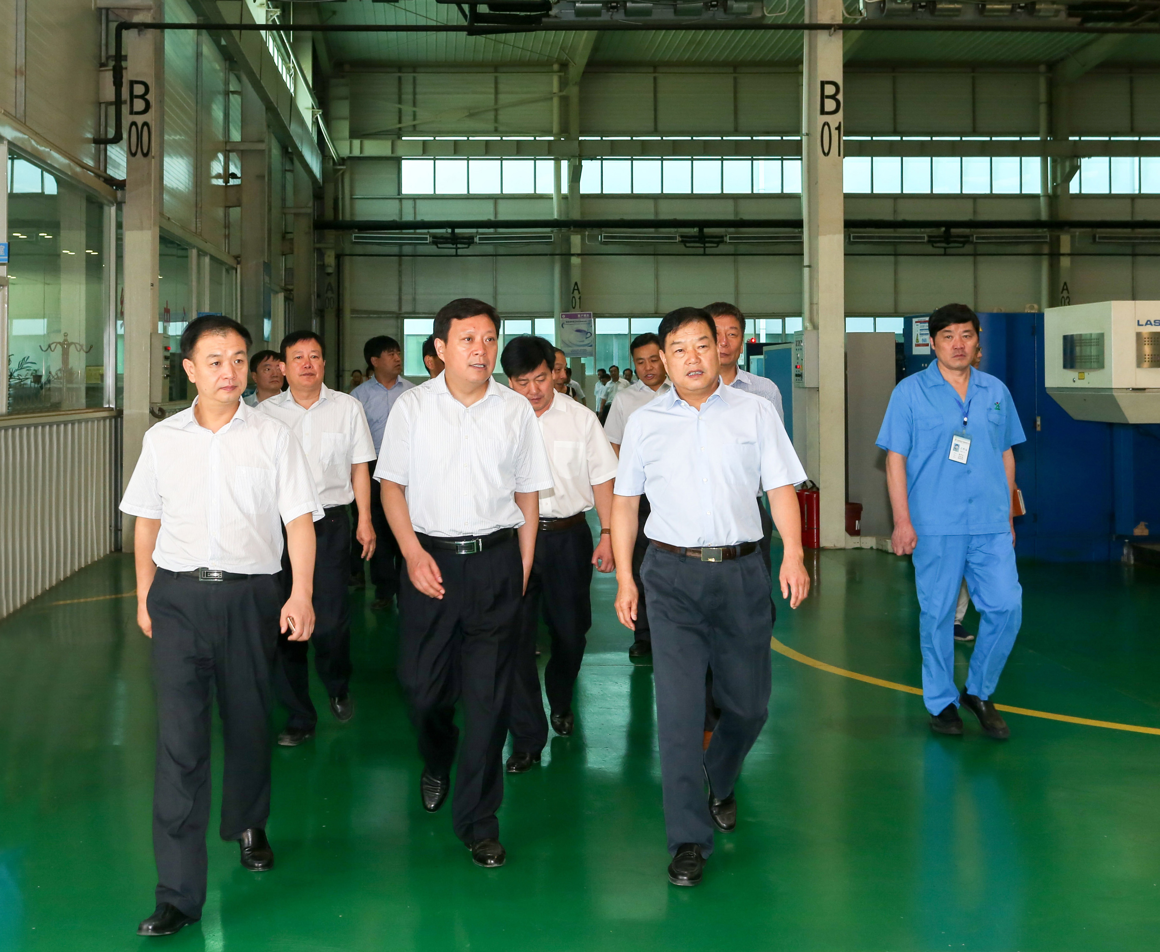 禹州市党政考察团莅临森源集团考察