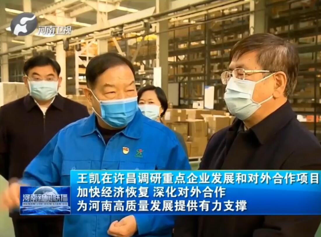 省长王凯莅临森源电气调研