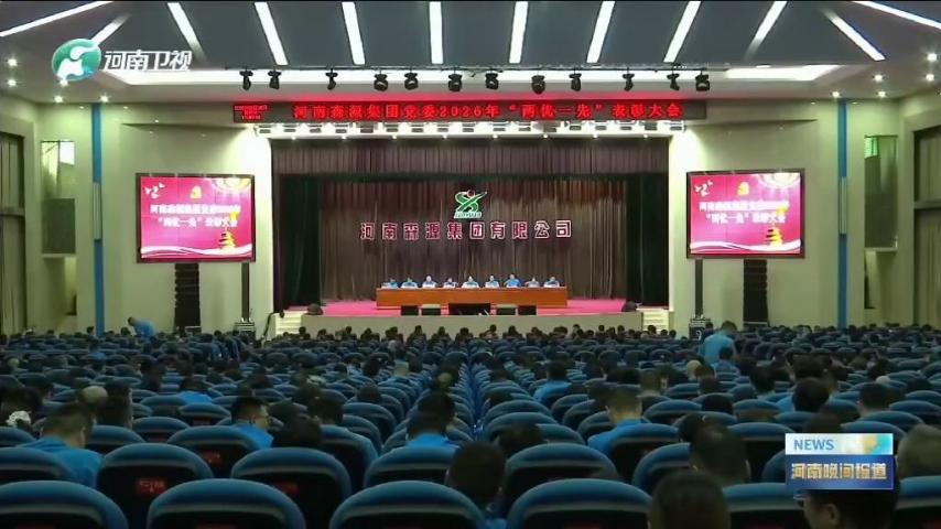 河南卫视《河南晚间报道》对河南森源集团党委“两优一先”表彰大会进行了重点报道，并对先进基层党组织和优秀共产党员代表进行了采访。